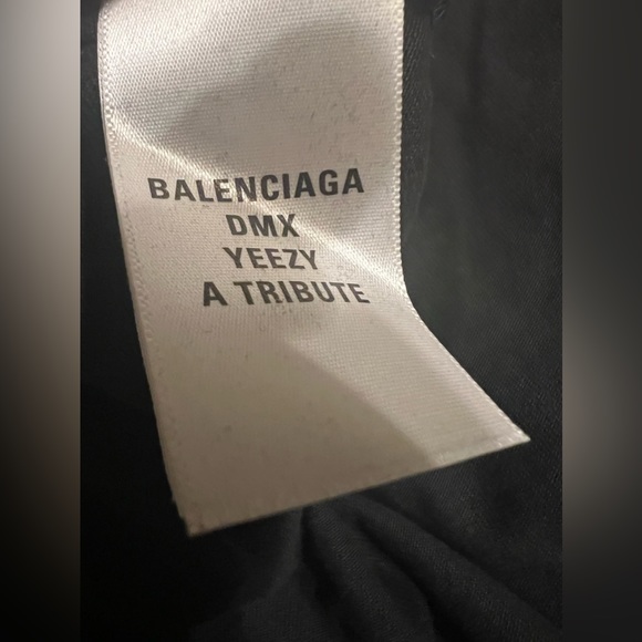 Balenciaga Yeezy DMX A Tribute Long Sleeve Tee Faded Black Pre-Owned M - Picture 3 of 17